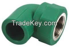 PPR polypropylene random plastic fittings-female union,connector, coupler