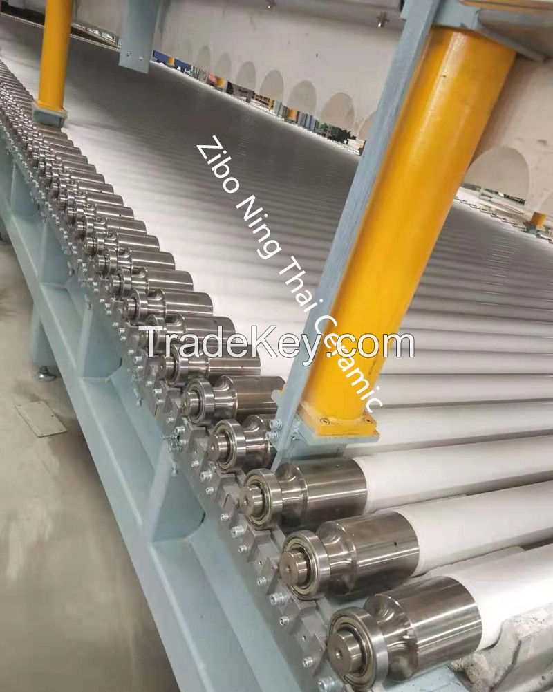 Fused Silica Ceramic Rollers Used In Toughened Glass Furnace