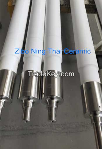 Fused Silica Ceramic Rollers Used In Tempered Glass Machine