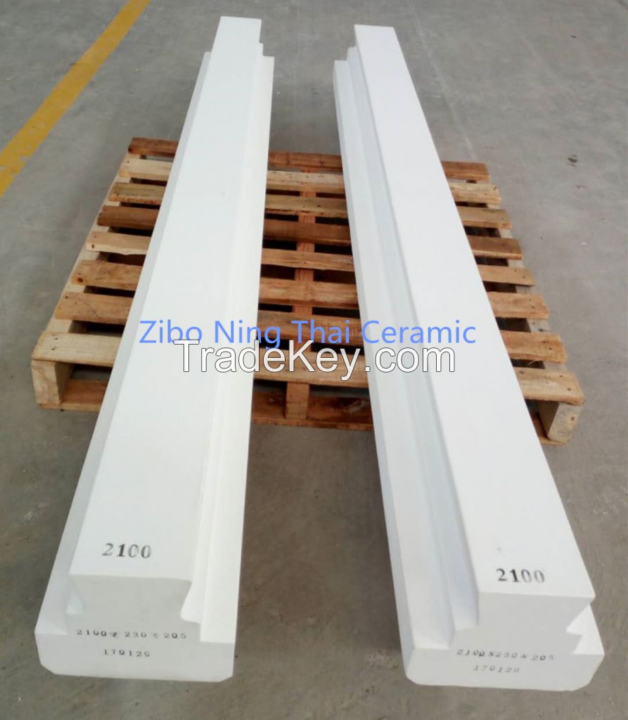 Fused Silica Flat Arches Used In Float Glass Kiln