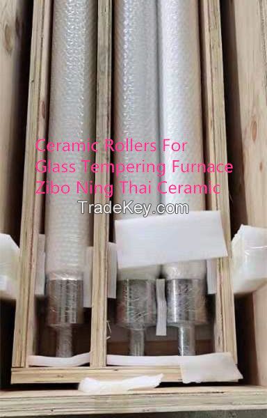 Fused Silica Ceramic Rollers Used In Glass Tempering Furnace