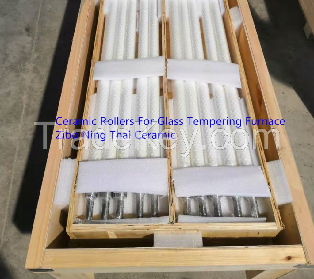 Fused Silica Ceramic Rollers Used In Glass Deep Processing Machine