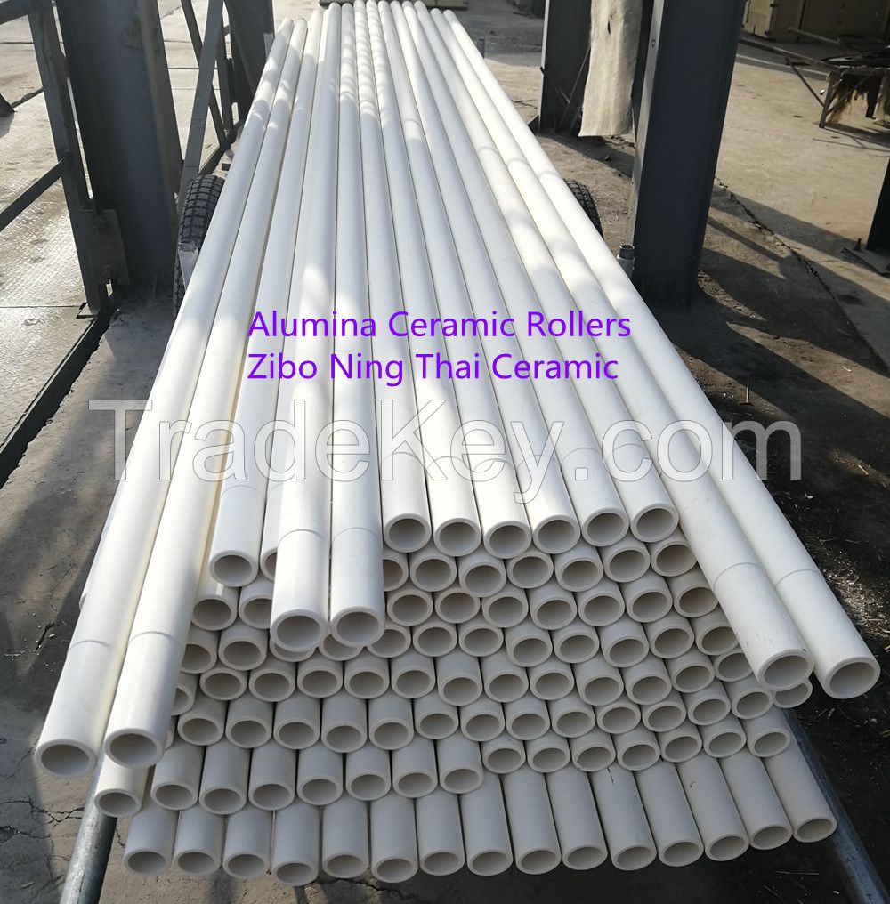 Alumina Ceramic Rollers Used In Roller Kiln of Ceramic Tiles Production