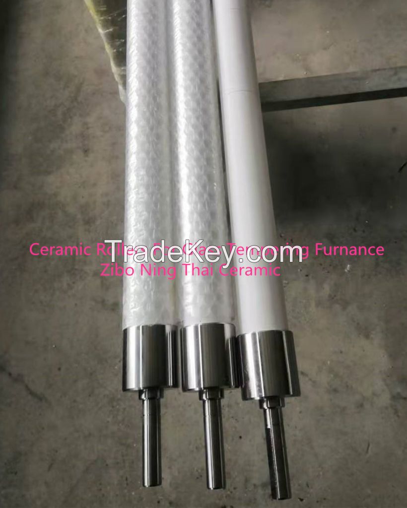 Fused Silica Ceramic Rollers Used In Glass Deep Processing Machine