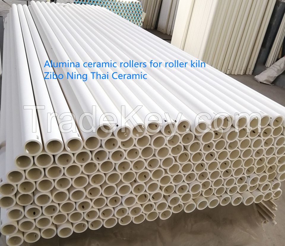 Alumina Ceramic Rollers Used In Roller Kiln of Ceramic Tiles Production