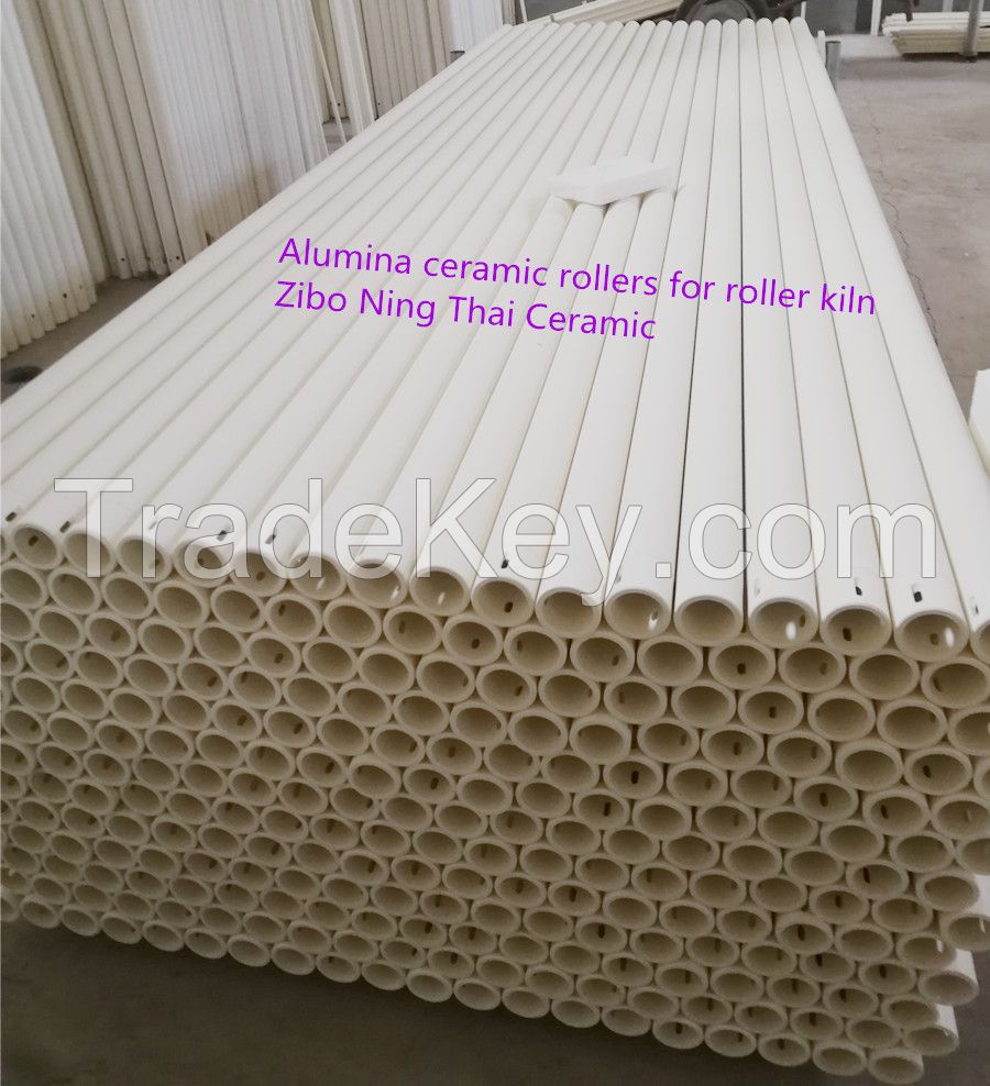 Alumina Ceramic Rollers Used In Roller Kiln of Ceramic Tiles Production