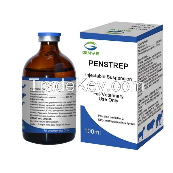 Veterinary Medicine Penstrep Injection Animal Drug 