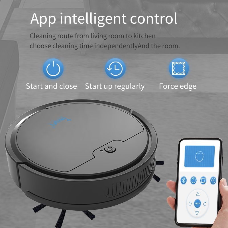 Intelligient Robot Vacuum Cleaner With Self-charging