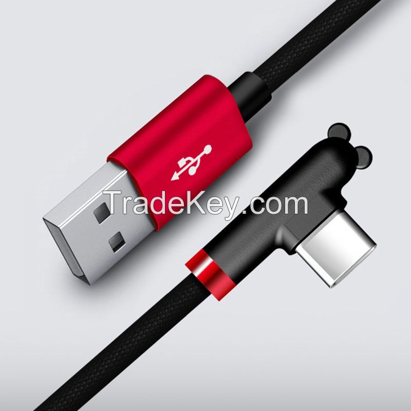 fast charging usb cable  for Apple iphone/ Type-C/Android 