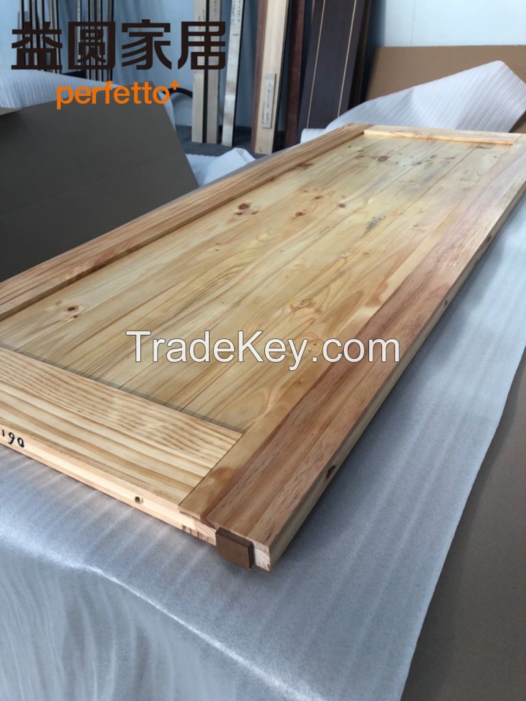 Perfetto Selected manufacturer classic solid wood  bran door 