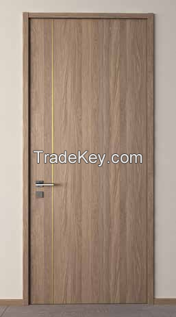 Perfetto interior solid wood Flush door with good design