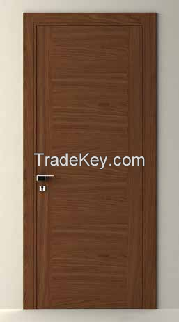 Classic Flush grooving interior solid wood door 