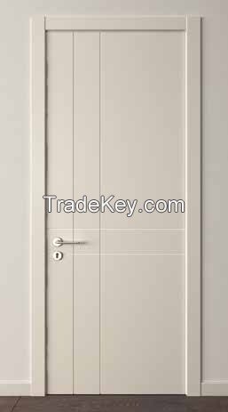 Classic Flush grooving interior wood door 