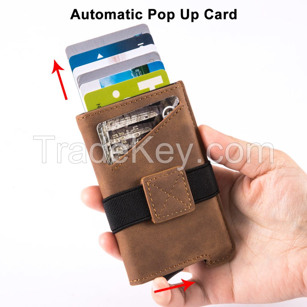 Slim Pop Up Airtag Wallet for Men