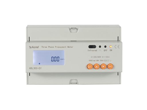 high accuracy three phase prepaid energy meter with RS485