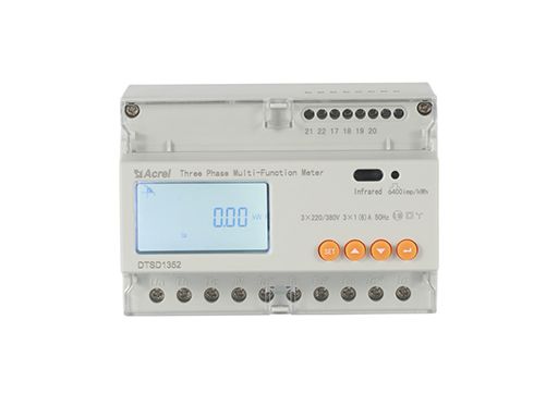 three phase energy meter with 3 split current transformers