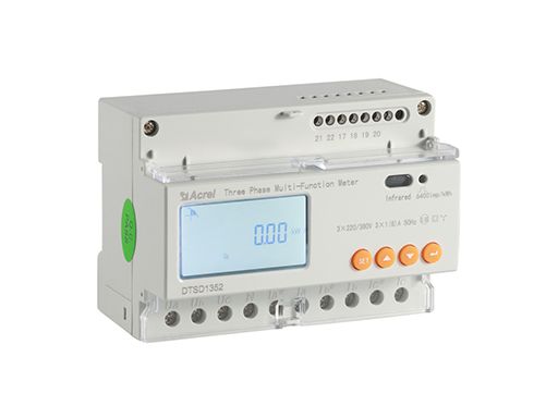 three phase energy meter with 3 split current transformers