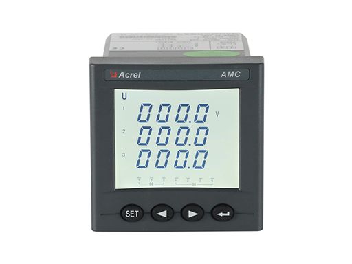 three phase programmable voltmeter with LCD display