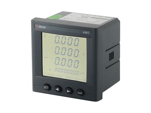 LED three phase power meter with 2-31st harmonic measurement