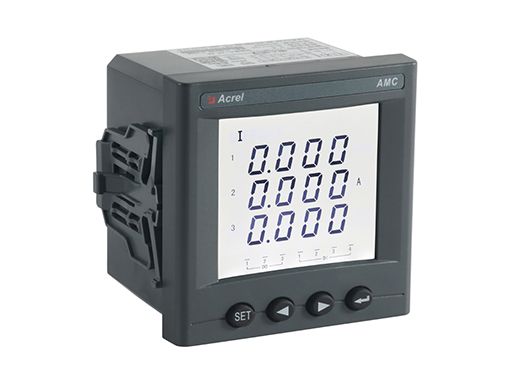 Acrel three phase ammeter with lcd display 4-20mA output