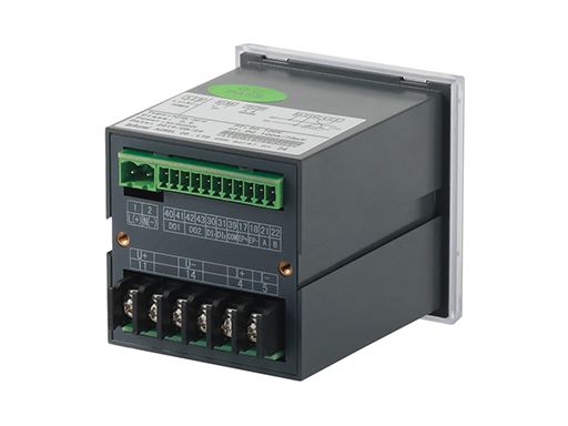 DC voltage meter DIN rail installation for PV 