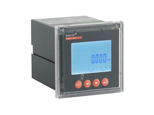 DC voltage meter DIN rail installation for PV 