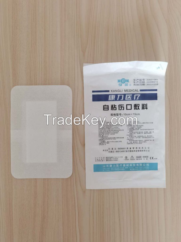 Self adhesive wound dressing