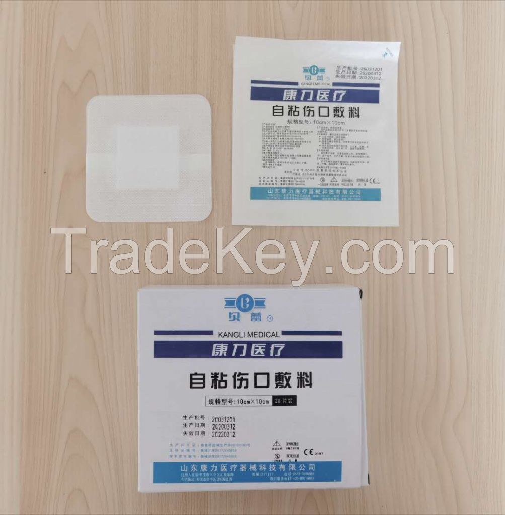 Self adhesive wound dressing