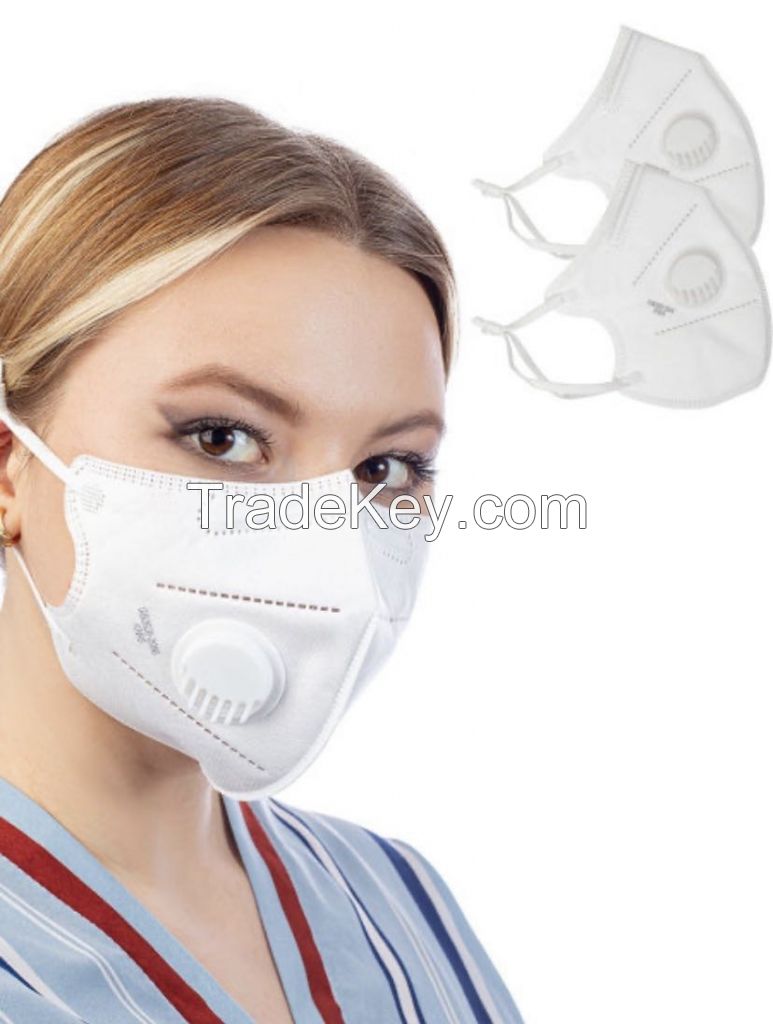 Kn95 protective folding ear belt respirator (with respirator)