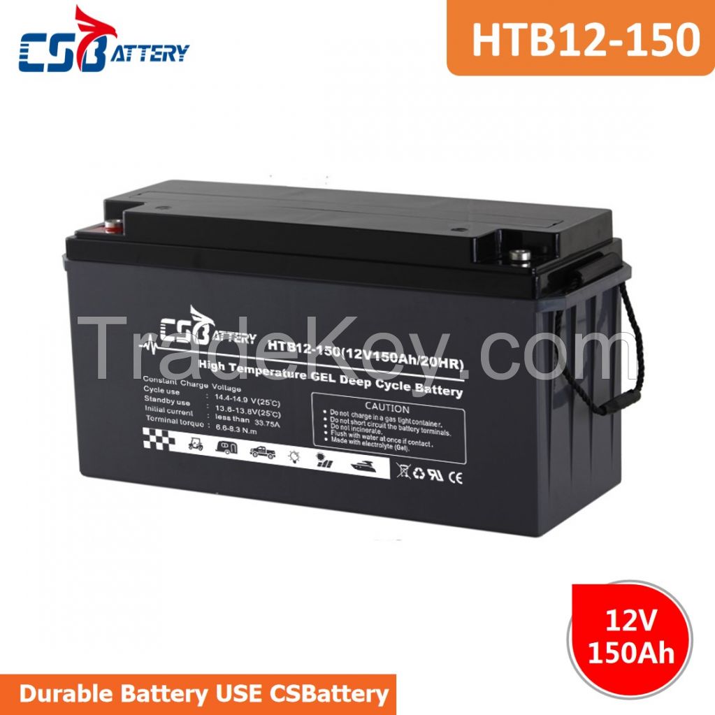 CSBattery 12V100Ah High Temperature Long Life Deep Cycle GEL Battery