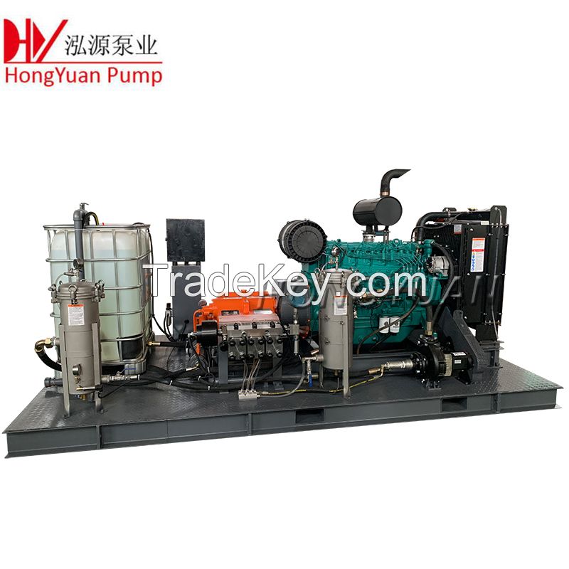 2800bar 26lpm Hydro Blasting Water Jetting Machine for Surface Cleaning