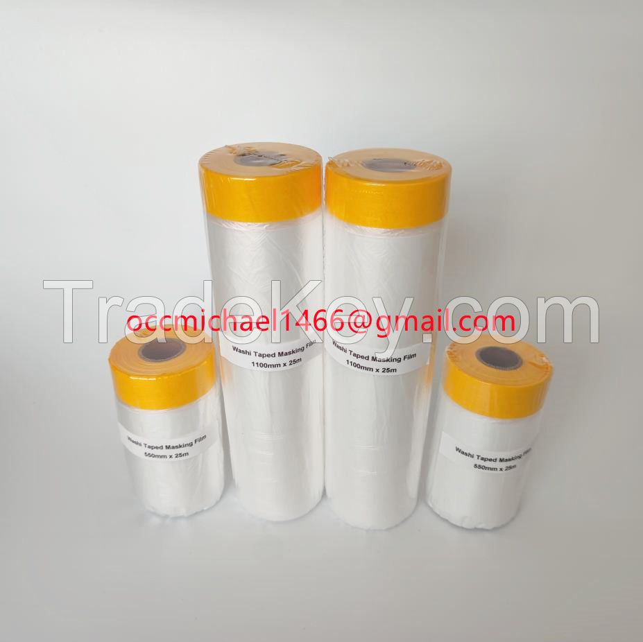 Pre-taped Masking Film