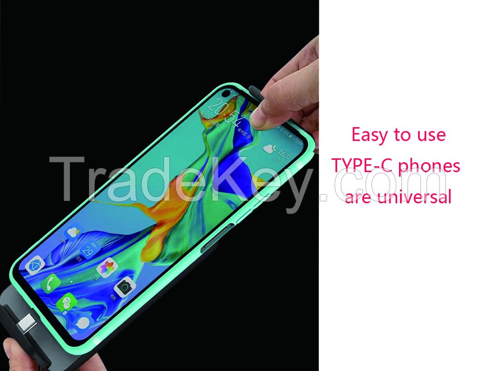 Universal charging chamber for type-c battery case For charger case PC ABS power bank cover for  11/11 Pro