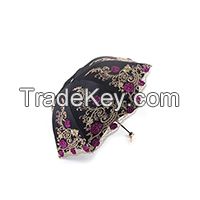 Embroidered umbrella