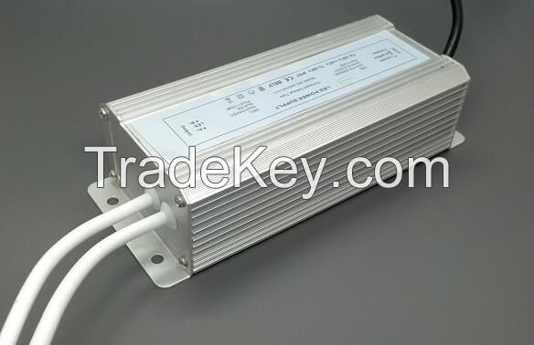 CV12/24V 20W, 30W,60W,100W,150W,200W,250W,300W Constant Voltage Aluminum Shell LED Driver IP67