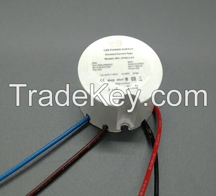 Constant Current Small Size Round Shell LED Driver IP66