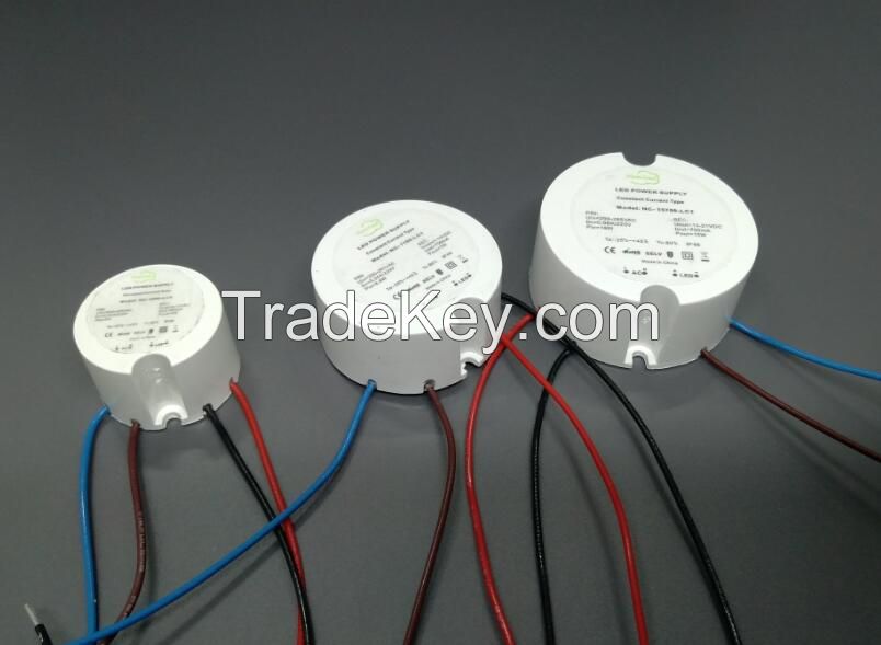 Constant Current Small Size Round Shell LED Driver IP66