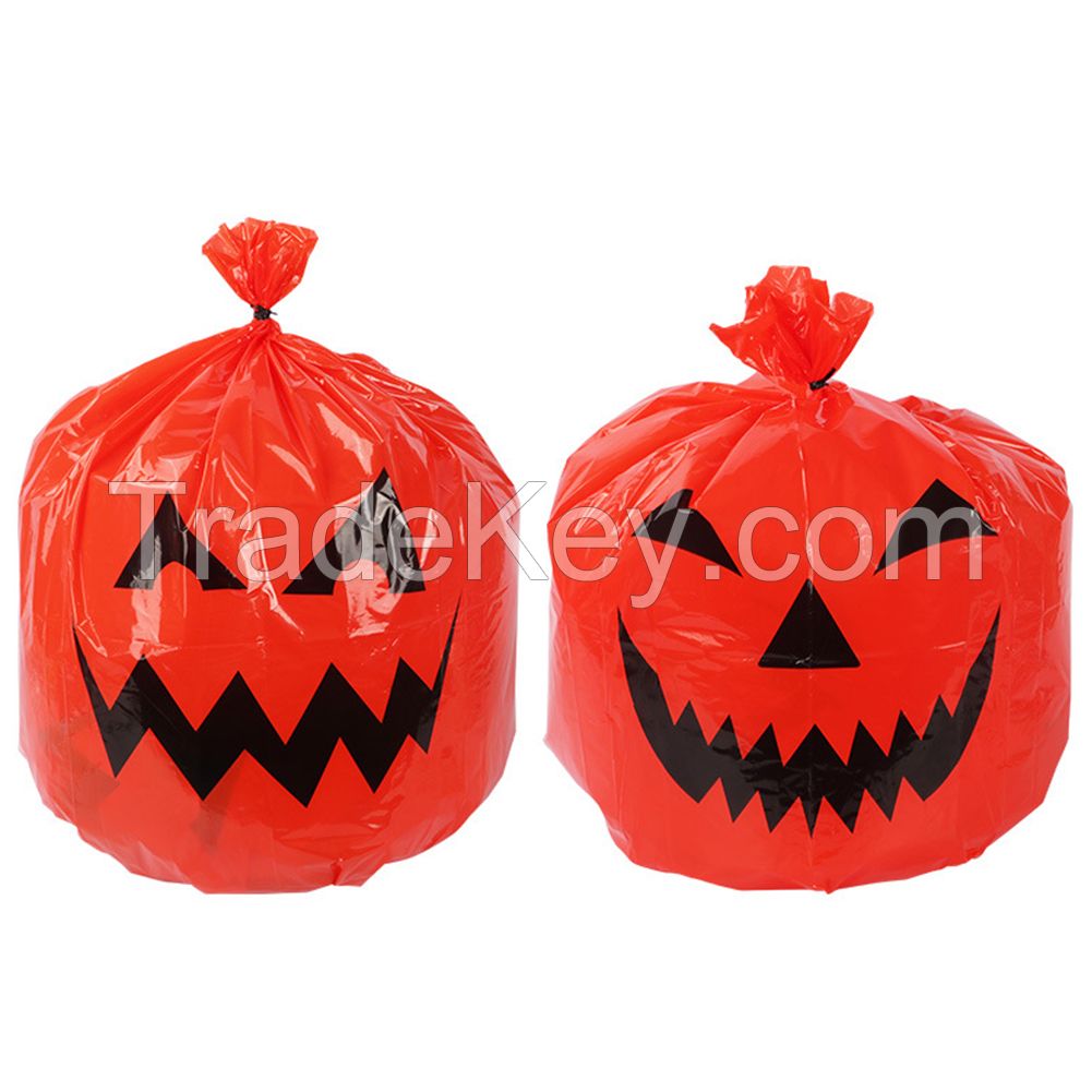 Pumpkin leaf bags halloween large decorative pumpkin lawn bags for outdoor yard decor