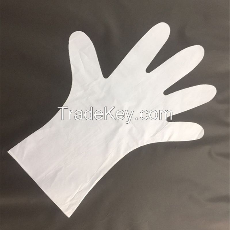 Compostable food prep gloves disposable latex-free gloves made of plant-based PLA medium eco-friendl