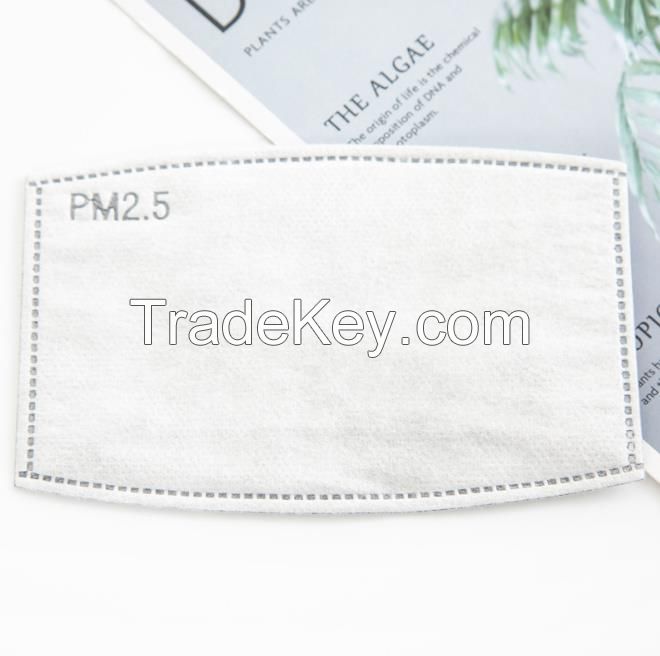 disposable mask pad PM2.5 filter 5-layer protection anti-fog and dust-proof activated carbon filter
