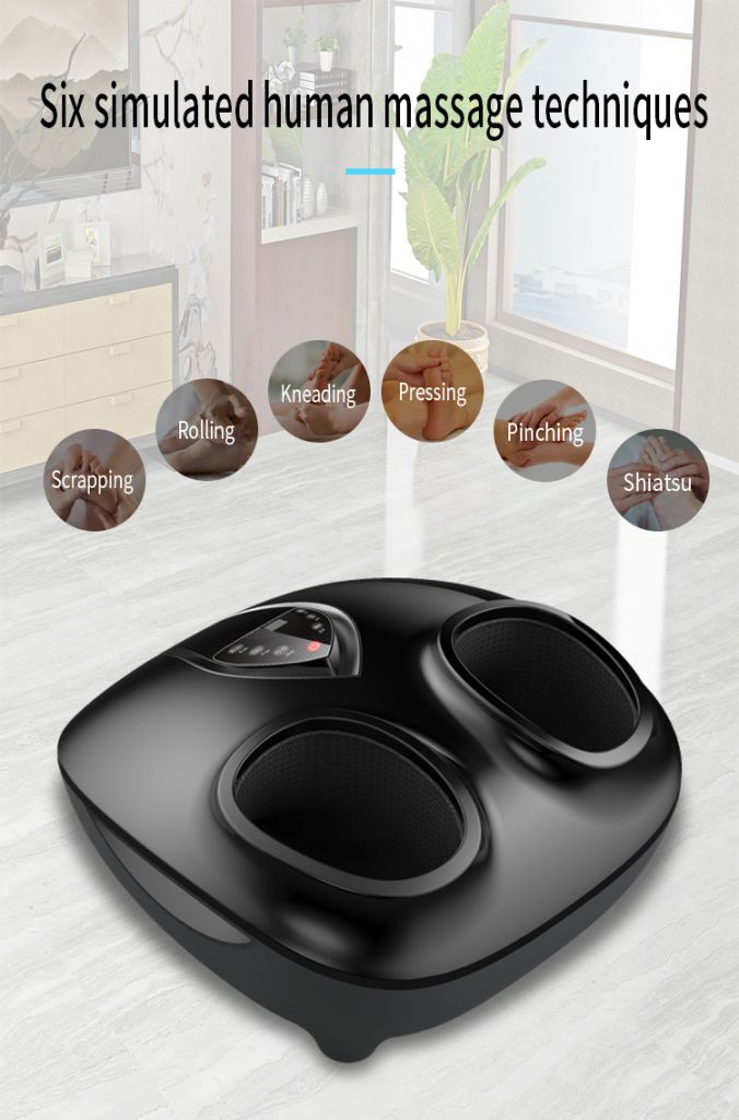 4D Coverage Air Bag Electric Foot Massager Foot Spa Smart Automatic Kneading Pinching Portable Foot Massager