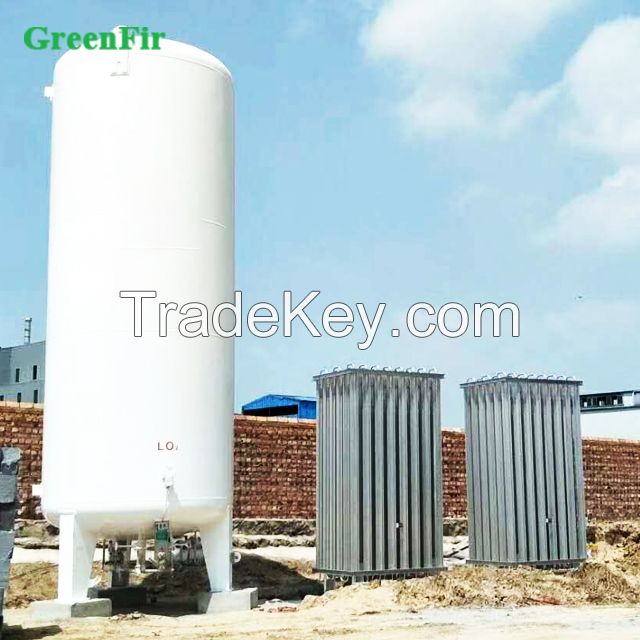 Cryogenic oxygen nitrogen O2 N2 LNG storage tank