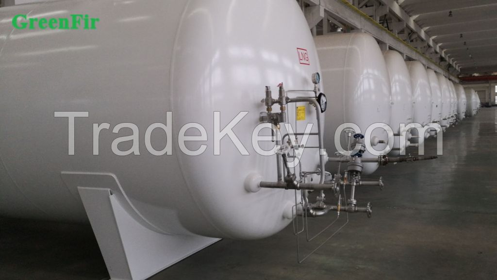 Cryogenic oxygen nitrogen O2 N2 LNG storage tank