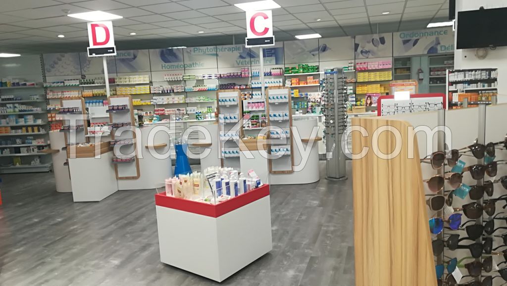 Pharmacy Store Shelving Drug Shop Shelves Display Rack