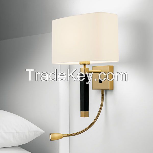 Hospitality lamp, wall lamp