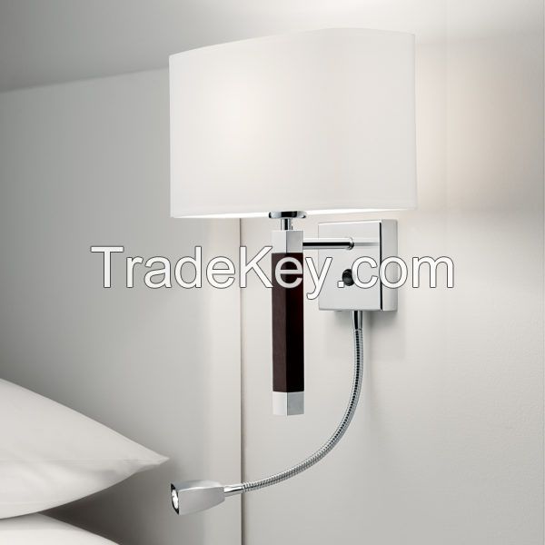 Hospitality lamp, wall lamp