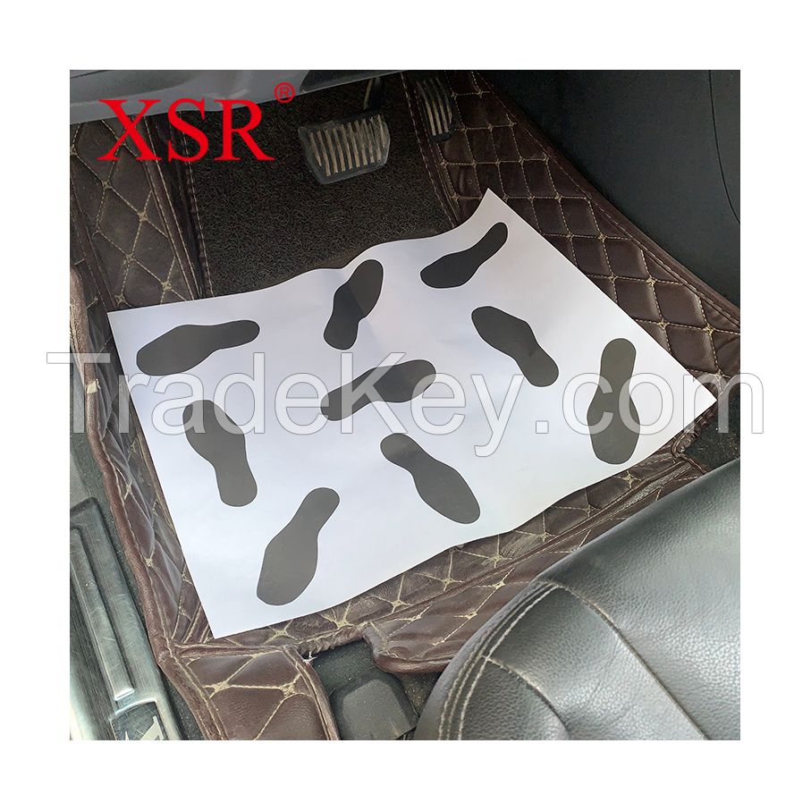 Disposable paper custom logo high quality car foot floor mat