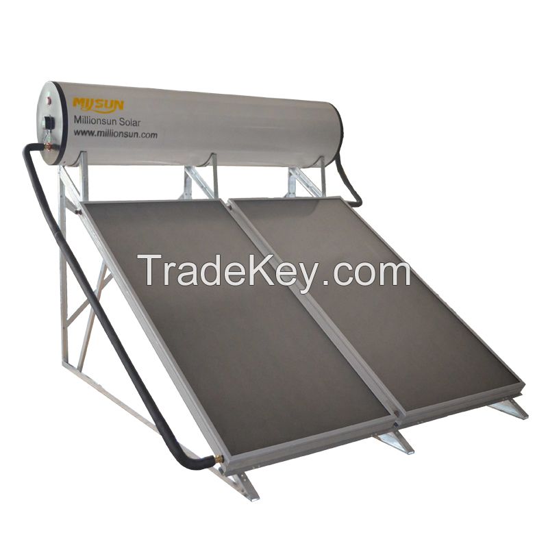 Solar Flat Plate Integrating System Water Heater