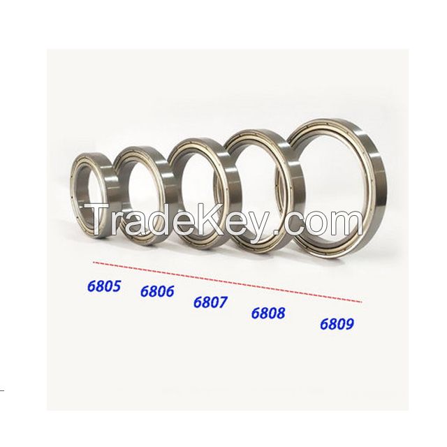 Thin Wall Bearings deep groove ball bearing 6909zz 6908zz 6806zz