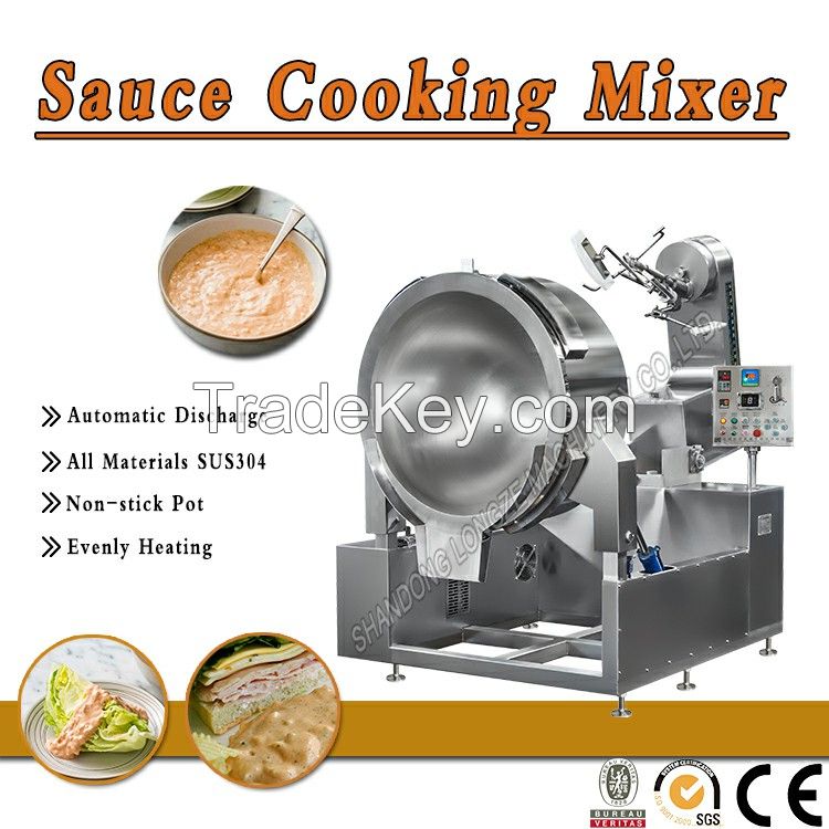 Thousand Island Sauce Cooking Mixer Machine With Strring